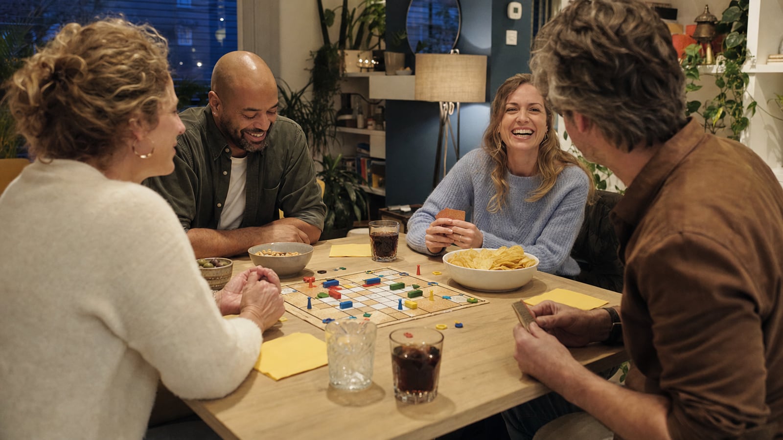 Een spelletjesavond die vanzelf gezellig wordt